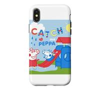 Custodia per iPhone X/XS Peppa Pig Catch Me