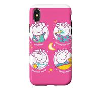Custodia per iPhone X/XS Peppa Pig Sleepy Time