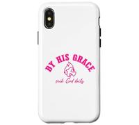 Custodia per iPhone X/XS Per Sua Grazia, Sii forte Coraggioso, USA, Non abbiate paura