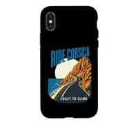 Custodia per iPhone X/XS Percorri la costa ciclabile della Corsica per scalare il percorso dell'isola