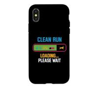 Custodia per iPhone X/XS Percorso Agility Cane Caricamento Umorismo Conduttore