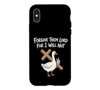 Custodia per iPhone X/XS Perdonali Signore perché non lo farò