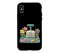 Custodia per iPhone X/XS PETAL PRESS READY Scena di Modellatura dei Petali in Argilla