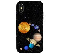 Custodia per iPhone X/XS Pianeti nel sistema solare con Plutone - Scienza