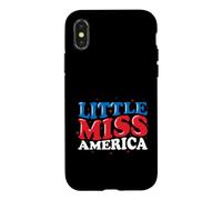 Custodia per iPhone X/XS Piccola Miss America