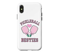 Custodia per iPhone X/XS Pickleball Besties BestFriend's Tee Fashion