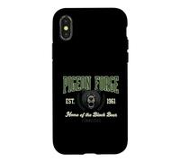 Custodia per iPhone X/XS Pigeon Forge Tennessee Black Bear stile atletico vintage