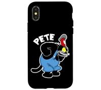 Custodia per iPhone X/XS Piolo Gamba Pete Putrid Vintage Cartone animato