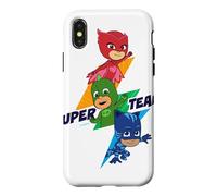 Custodia per iPhone X/XS PJ Masks TV Super Team Flash