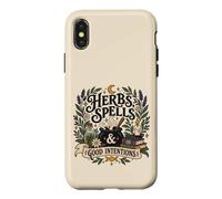 Custodia per iPhone X/XS Plant Witch Herbal Magic Cottagecore Farmacia