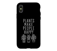 Custodia per iPhone X/XS Plants make People Happy, Not A Regular Mom I'm A Plant Mom