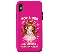 Custodia per iPhone X/XS Playera Big Sister: Voy a Ser la Mejor Hermana Sindaco Anuncio