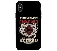 Custodia per iPhone X/XS PLOT ARMOR ENGAGED I'M CURRENTLY BOOKED ELSEWHERE