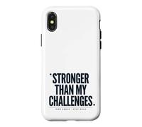 Custodia per iPhone X/XS Plus fort que mes défis