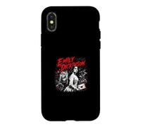Custodia per iPhone X/XS Poesia Emily Dickinson Lettore di giardini vittoriani