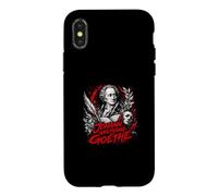 Custodia per iPhone X/XS Poesia tedesca Johann Wolfgang Von Goethe Letteratura classica