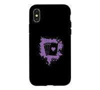 Custodia per iPhone X/XS Poker Hand tutti e quattro gli assi