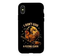 Custodia per iPhone X/XS Pollo Non Do Un Volante Divertente Cluck Strega Umorismo