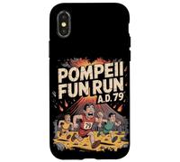 Custodia per iPhone X/XS Pompei Fun Run AD 79