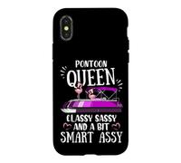 Custodia per iPhone X/XS Pontoon Queen Classy Sassy and Little Smart Assy