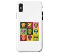 Custodia per iPhone X/XS Pop-Art Marco Aurelio Marcus Aurelius Stoicismo