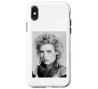 Custodia per iPhone X/XS Pop Star Kim Wilde prende in giro & Dares Era Ritratto 1984