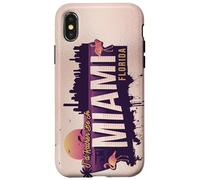 Custodia per iPhone X/XS Preferirei essere a Miami, in Florida, souvenir
