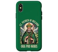 Custodia per iPhone X/XS Preghiera cattolica di San Patrizio d'Irlanda Ora Pro Nobis