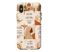 Custodia per iPhone X/XS Preghiere islamiche ispiratrici Hijab Donne musulmane Islamiche