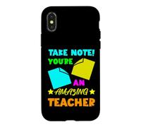 Custodia per iPhone X/XS Prendi nota! Sei un incredibile ringraziamento per l'apprezzamento degli insegnanti