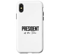 Custodia per iPhone X/XS Presidente all the Time Mr President Gifts