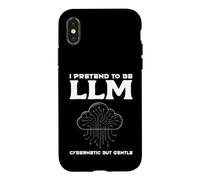 Custodia per iPhone X/XS PRETENDO DI ESSERE LLM CYBERNETICO MA GENTLE Programmazione AI