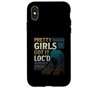Custodia per iPhone X/XS Pretty Girls Got It Loc'd capelli naturali Locs Fiducia Stile