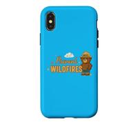 Custodia per iPhone X/XS Prevent Wildfires Cute Standing Smokey Bear