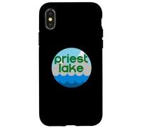 Custodia per iPhone X/XS Priest Lake Idaho ID Nature Vacation Design