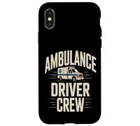 Custodia per iPhone X/XS Primo soccorritore EMS dell'equipaggio del conducente dell'ambulanza