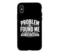 Custodia per iPhone X/XS Problem Found Me Funny Math Solver Grafica