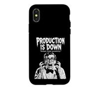 Custodia per iPhone X/XS Production Is Down Tech - Poster divertente con film di programmazione