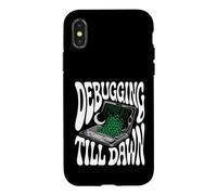Custodia per iPhone X/XS Programmer Debugging Till Dawn Late Night Coding Design