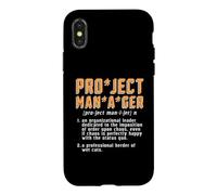 Custodia per iPhone X/XS Project Manager Un Responsabile Organizzativo Gestione del progetto