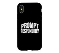Custodia per iPhone X/XS Prompt Responsabilmente AI Developer Prompt Engineer