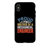 Custodia per iPhone X/XS Proud Brother Of A Mechanical Engineer Funny Engineering