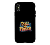 Custodia per iPhone X/XS Pull My Finger