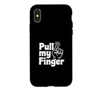 Custodia per iPhone X/XS Pull My Finger