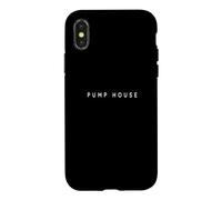 Custodia per iPhone X/XS Pump House Souvenirs/Pump House Beach Surf Resort Vacanze