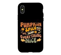Custodia per iPhone X/XS Pumpkin Spice And Everything Nice Fall Season Fall