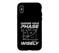 Custodia per iPhone X/XS Punto Triplo Diagramma di Fase Nerd Termodinamica