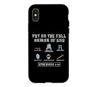 Custodia per iPhone X/XS Put On The Full Armor God Funny Saying Christian