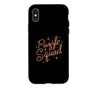 Custodia per iPhone X/XS Puzzle Squad Jigsaw Hobby Puzzling