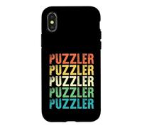 Custodia per iPhone X/XS Puzzler - Colorato